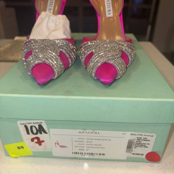 Pink Diamond Aquazzura Heels - Picture 10 of 12